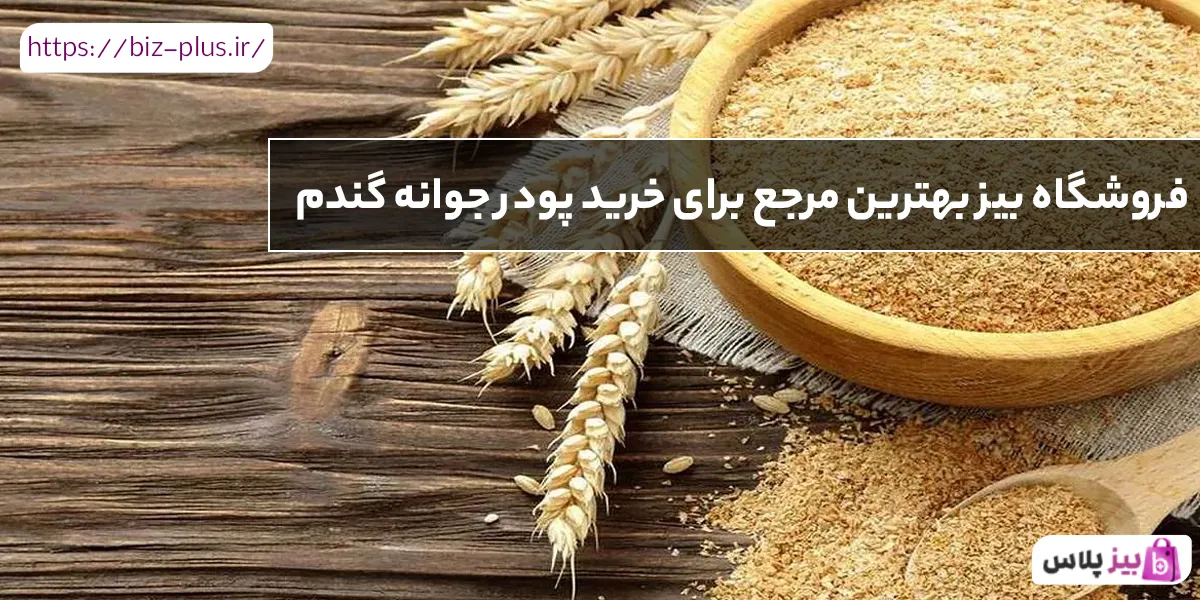 فروشگاه بیز بهترین مرجع برای خرید پودر جوانه گندم